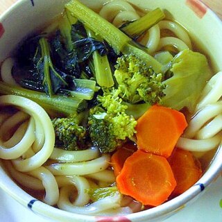 野菜入りうどん